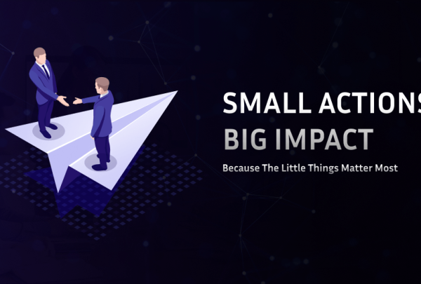 Personalized acknowledgment showing small gestures that make a big impact