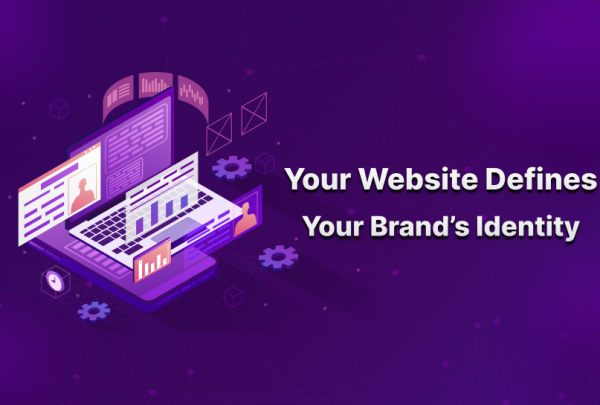 Your Website Defines Your Brand’s Identity A professional website showcasing brand identity, design, and smooth user experience